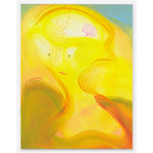 ANETA KAJZER<br/>Künstlerische Intelligenz, 2023, oil on canvas, 90 x 70 cm