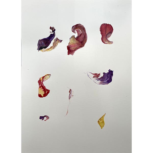 LUZIA SIMONS<br>O.T., Aquarell, 36 x 26 cm